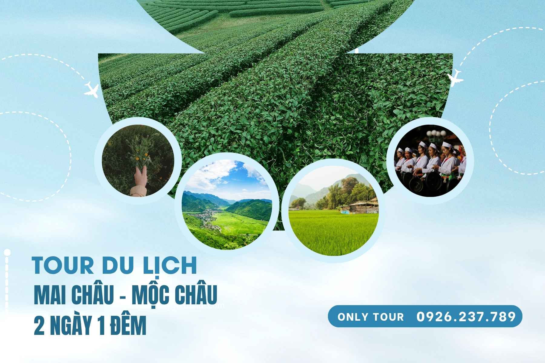 Tour du lịch Mộc Châu - Mai Châu 2 ngày 1 đêm